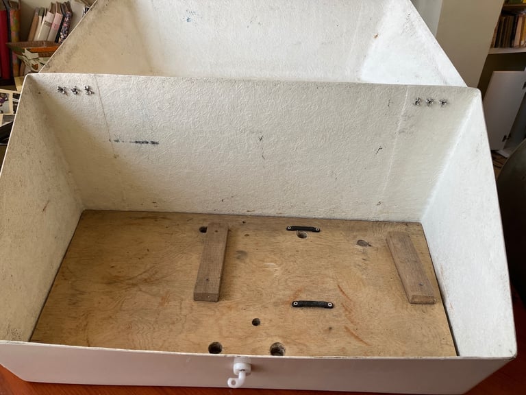 Camping trailer tent storage box 
