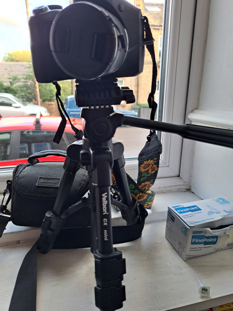 image for Camera and tripod