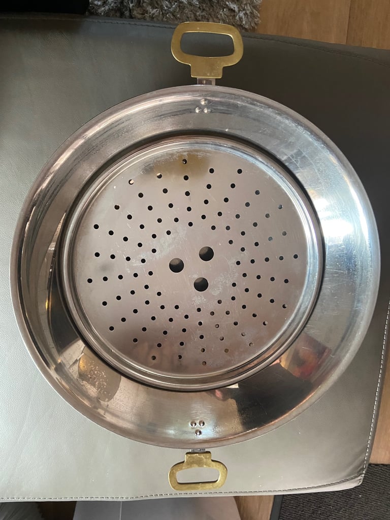 Stainless steel heavy duty cadai/wok/steamer