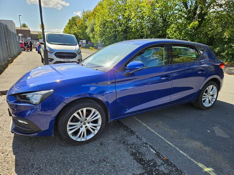 2021 21  SEAT LEON 1.0 TSI EVO SE Dynamic 5dr Blue Damaged Salvage