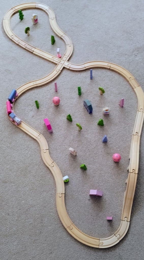 Wooden Train Set with Thomas the Tank Engine, Fairies & Animals