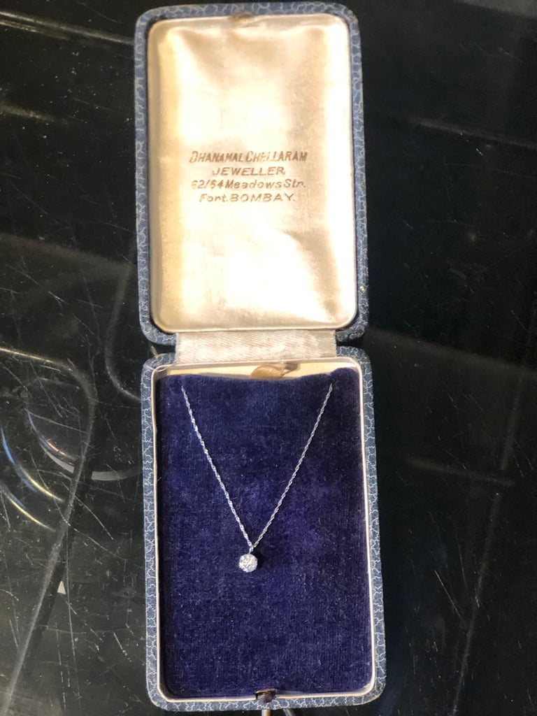 .40 carat diamond platinum pendant necklace 