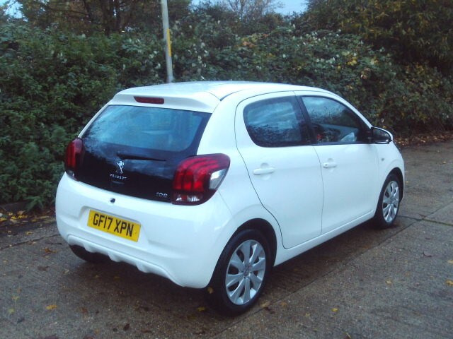 2017 Peugeot 108 1.0 Active 5dr White 60k Miles FSH Years MOT Warranty £20 Road Tax HATCHBACK Pet...