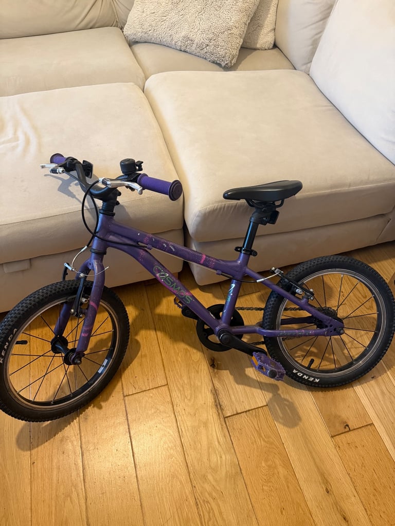 Carrera Cosmos Kids Bike - 16” Wheel - Purple