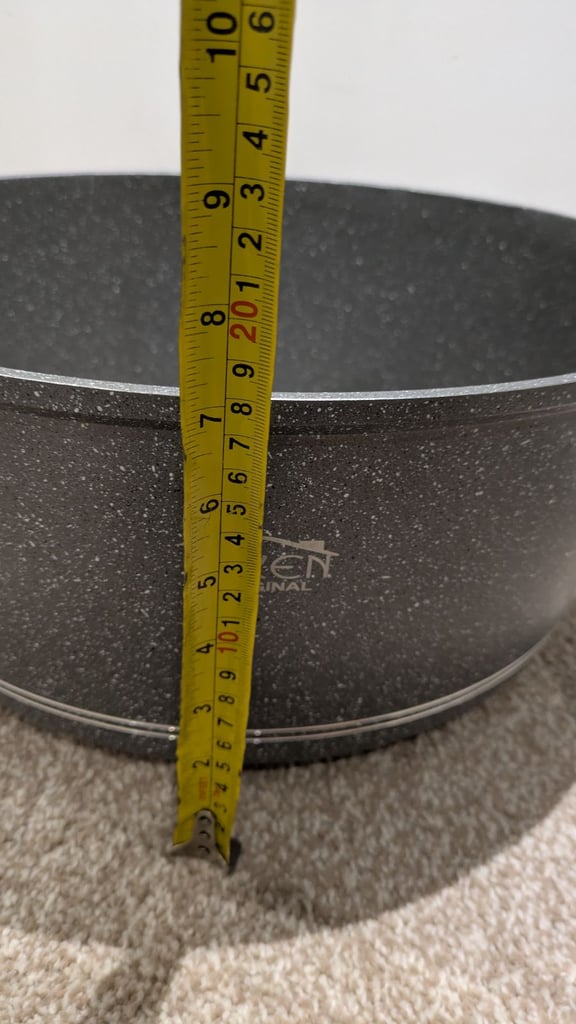 Marble coating cooking pot 