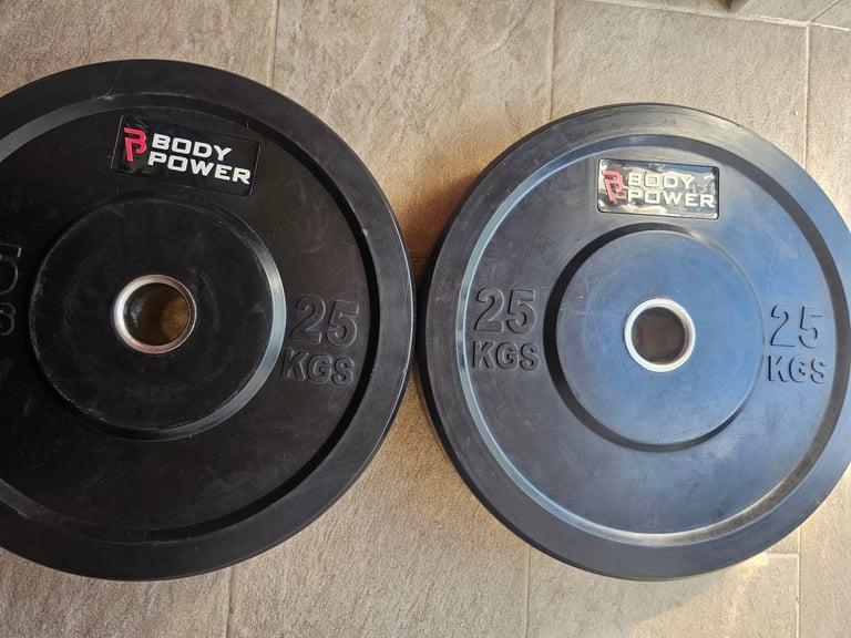 150kg body power olympic bumper plates 
