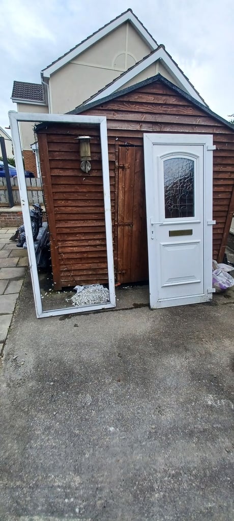 Pvc white door and frame