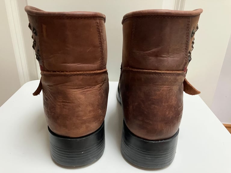 Brown Leather Ladies Boots size 6