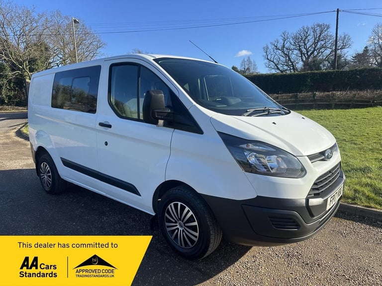 2017 Ford Transit Custom 2.0 300 EcoBlue Crew Van L1 H1 Euro 6 5dr (6 Seat) PANEL VAN Diesel Manual