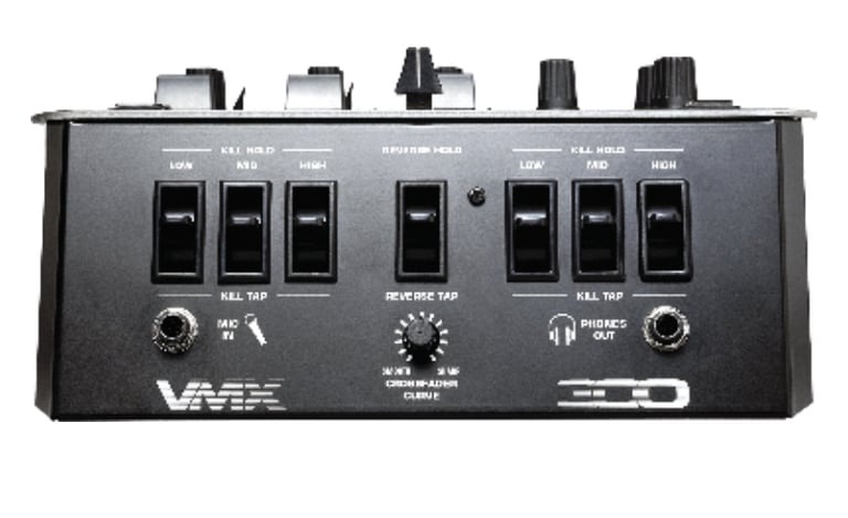 Professional 3-Channel DJ Mixer with BPM Counter and VCA Control