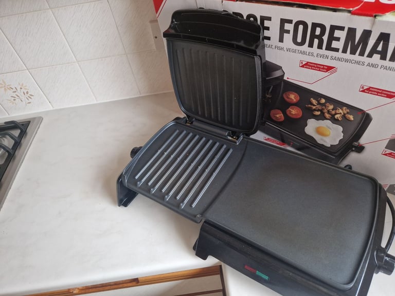 George Foreman Large Grill & Griddle Box Included