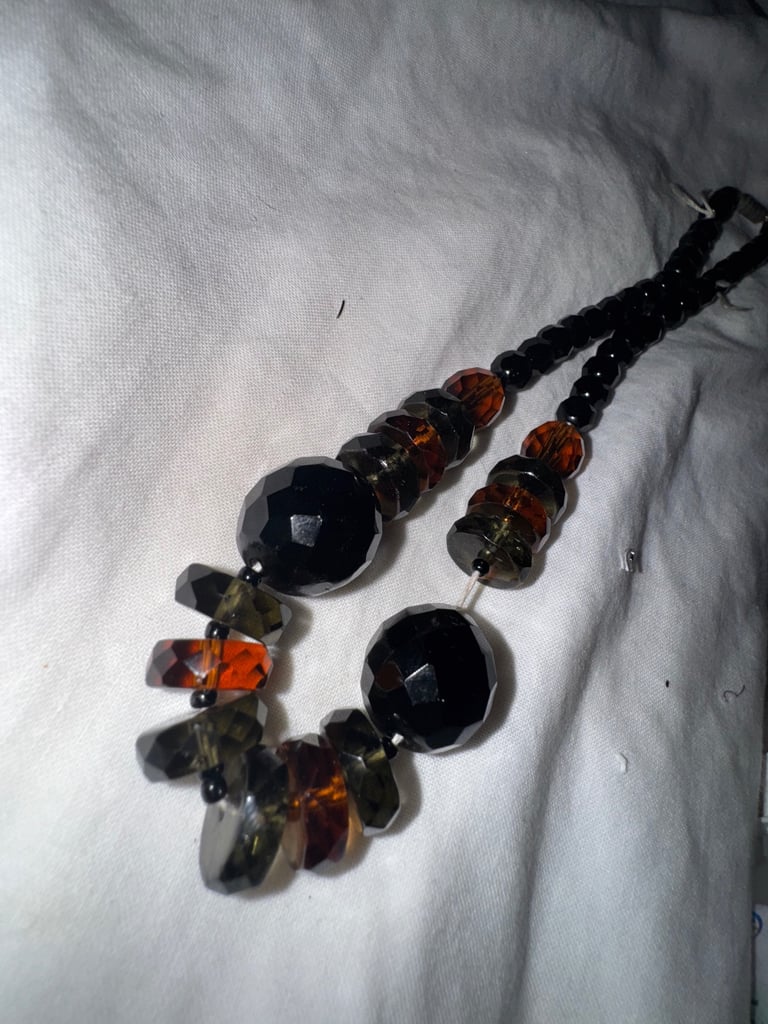 Black Onyx and Smoky Quartz 