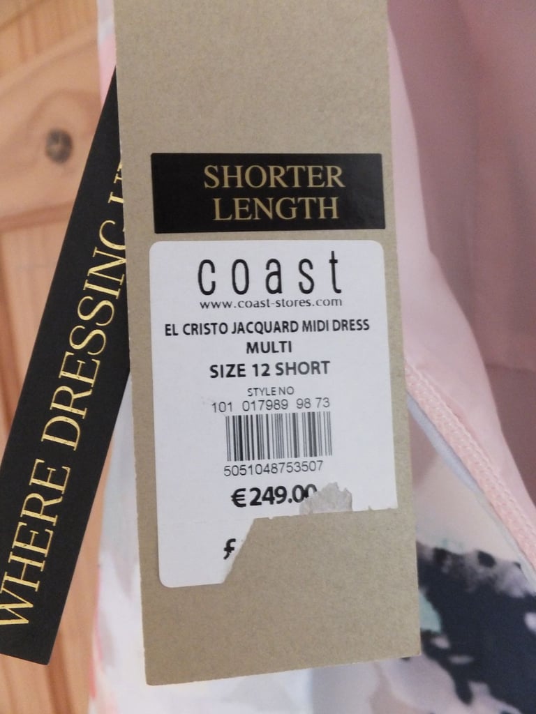 Coast Dress Size 12 Short Cost over £200 BNWT