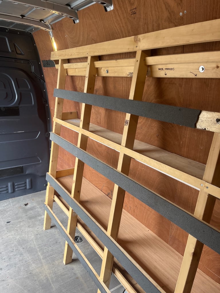 Racking/shelf for van for sprinter