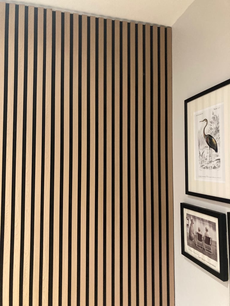 image for Pack of 4 acoustic oak panels unopened 