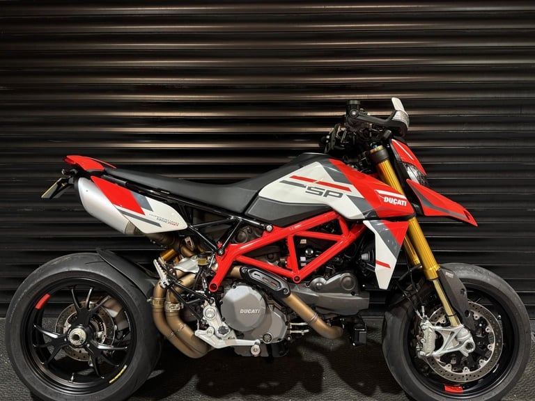2023 DUCATI HYPERMOTARD SP Evotech -Showroom Condition -Only 3192 Miles 