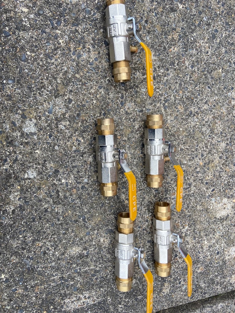 Gas lever ball valve with test point in Norwich, Norfolk Gumtree