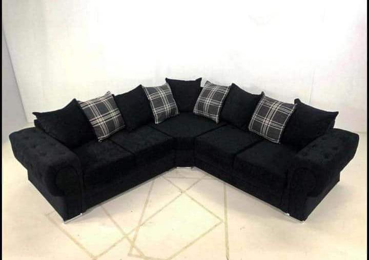 Luxury Chesterfield Corner (Five seats) Sofa Set for Living Room in