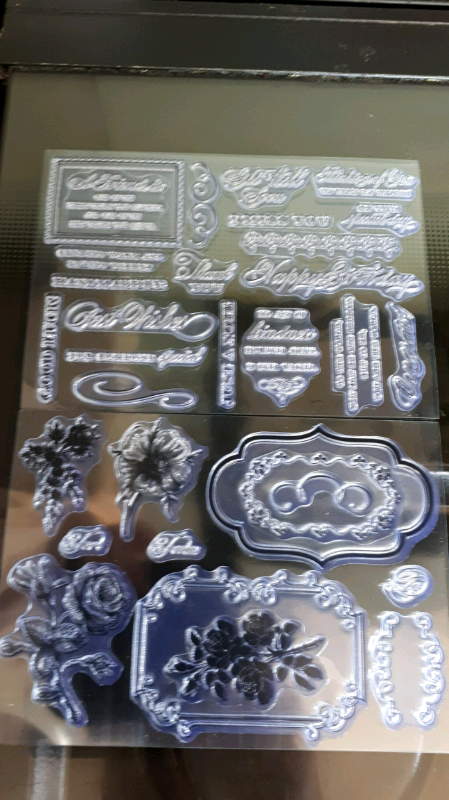 image for Crafting Clear Stamps - Frames/Flowers  - NEW 
