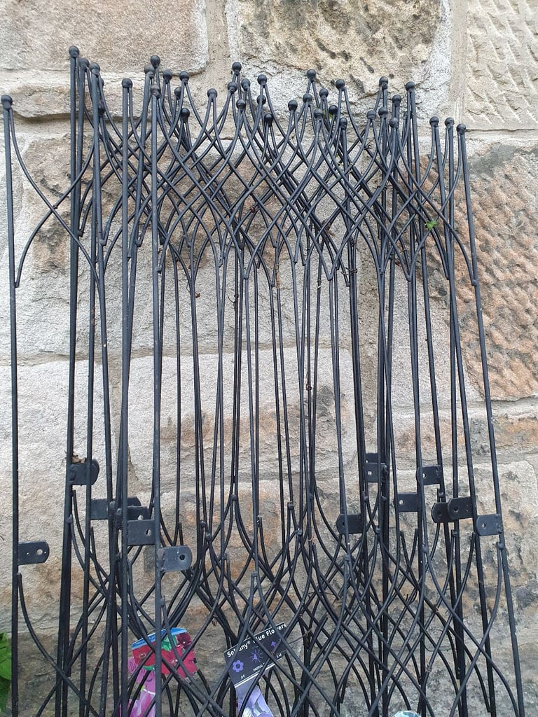 Large Metal Trellis Wall Climbing Garden Plant Frame Rose Support 1.8m x 40cm