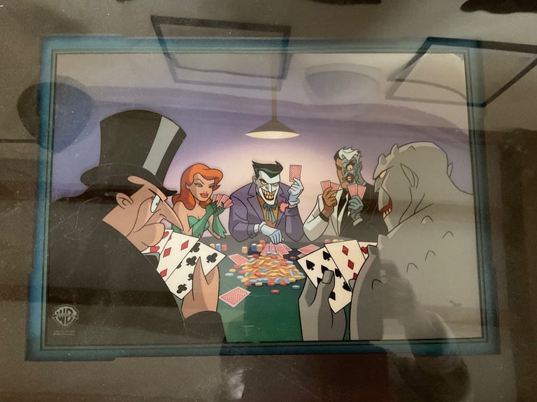 BATMAN VILLAN PAINTING ‘ALMOST GOT ‘IM’ LIMITED EDITION LITHOGRAPH