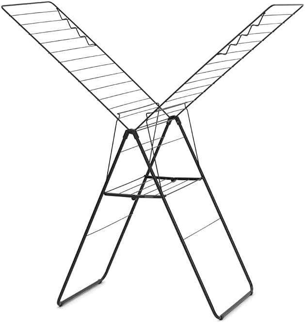 Brabantia HangOn Laundry Drying Rack Clothes Airer (20m / Black)