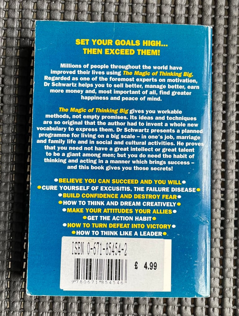 The Magic of Thinking Big by David J. Schwartz