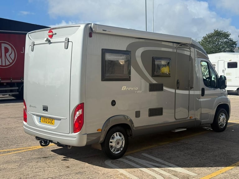2013 Fiat DUCATO BURSTNER BREVIO t600 3 BERTH MOTORHOME UNDER 6M