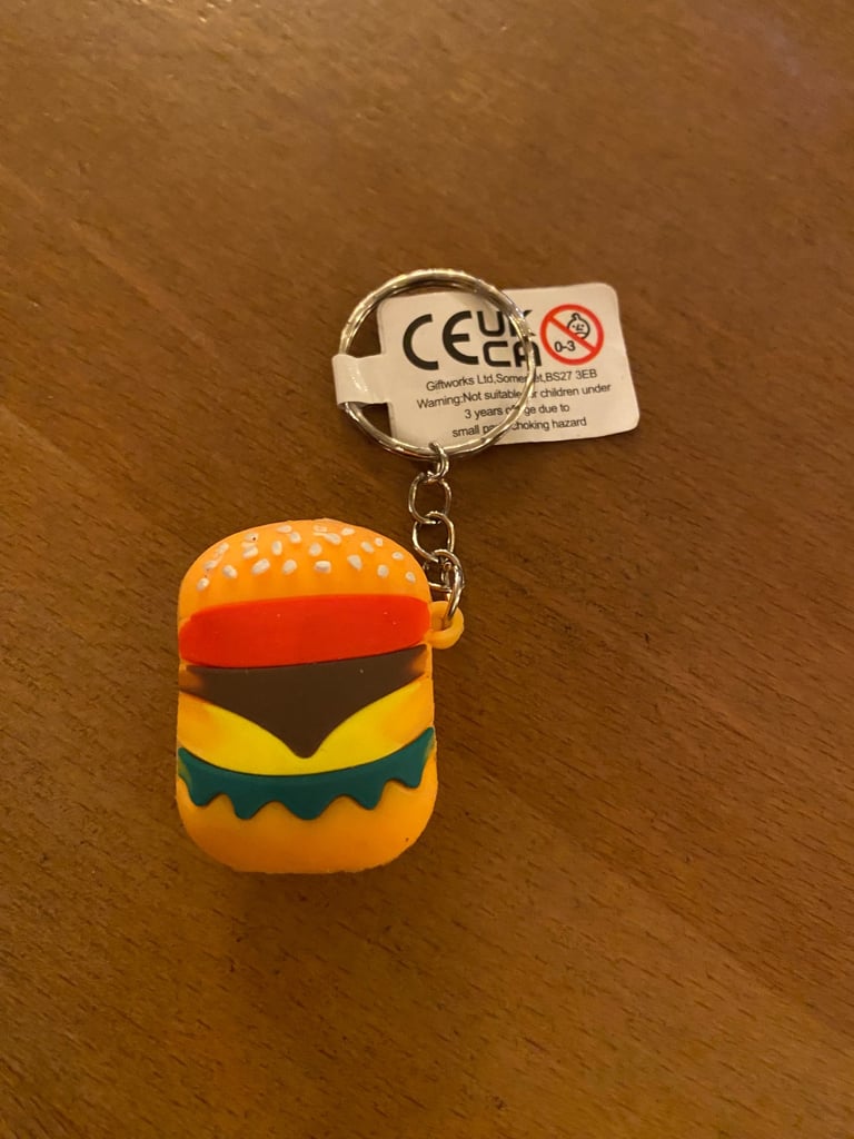 image for Burger key ring 