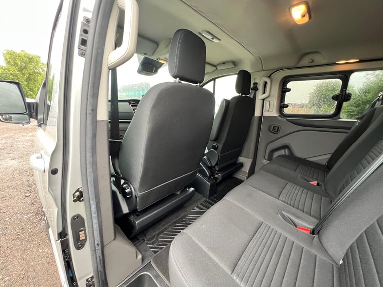 FORD TRANSIT CUSTOM 2.0 EcoBlue 130PS L2H1 DOUBLE CAB LIMITED 2021 21 REG £13995