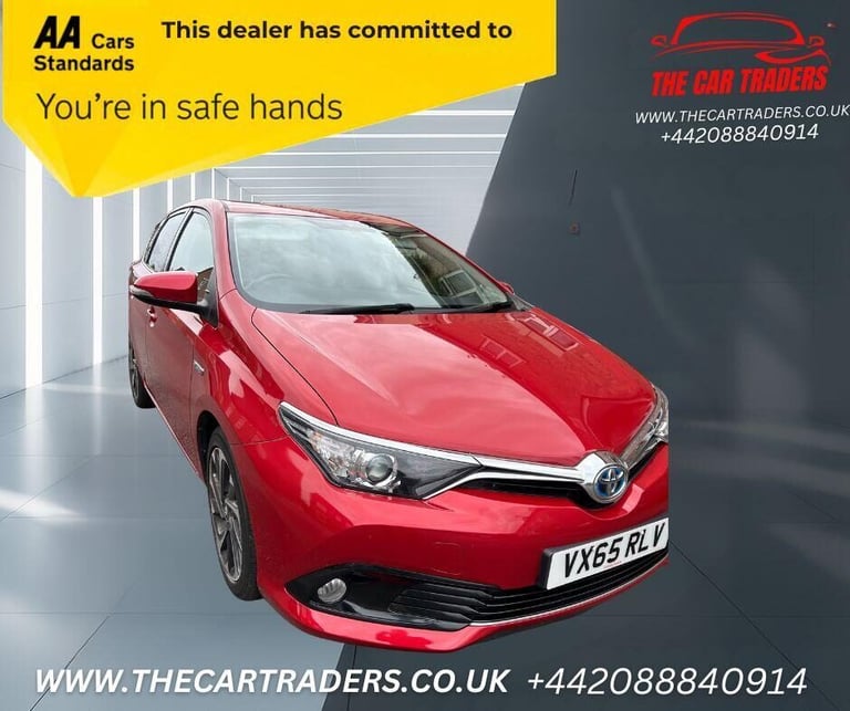 2015 Toyota Auris 1.8 VVT-h Design Hatchback 5dr Petrol Hybrid CVT Euro 6 (s/s) (136 ps) Hatchbac...