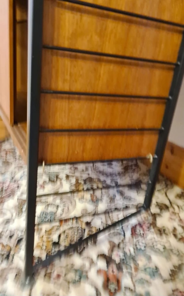 Vintage Ladderax Staples Teak Robert Heal Cabinet Unit 