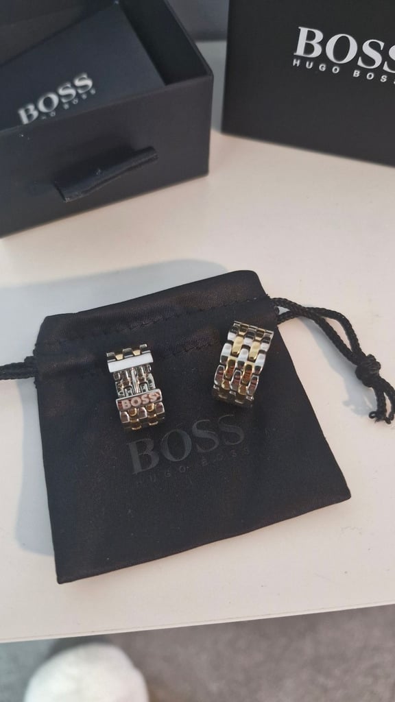 Genuine Hugo Boss earrings 