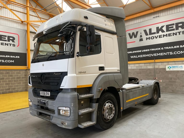 MERCEDES BENZ AXOR 1840, 4X2 TRACTOR UNIT - 2008 - KX58 OVA