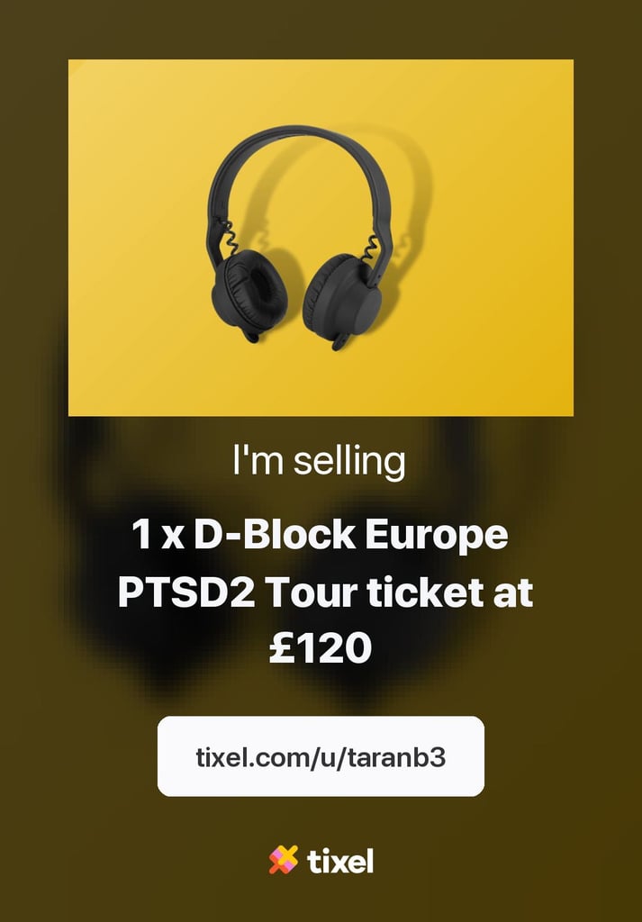 dblock Europe tour ticket