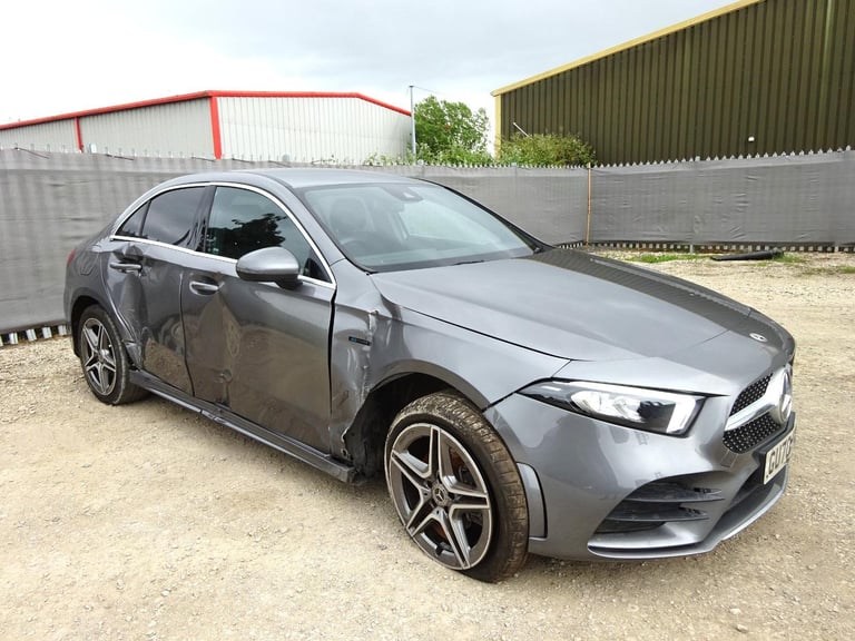 2020 70 REG MERCEDES BENZ A CLASS A250E AMG LINE HYBRID AUTO DAMAGED SALVAGE