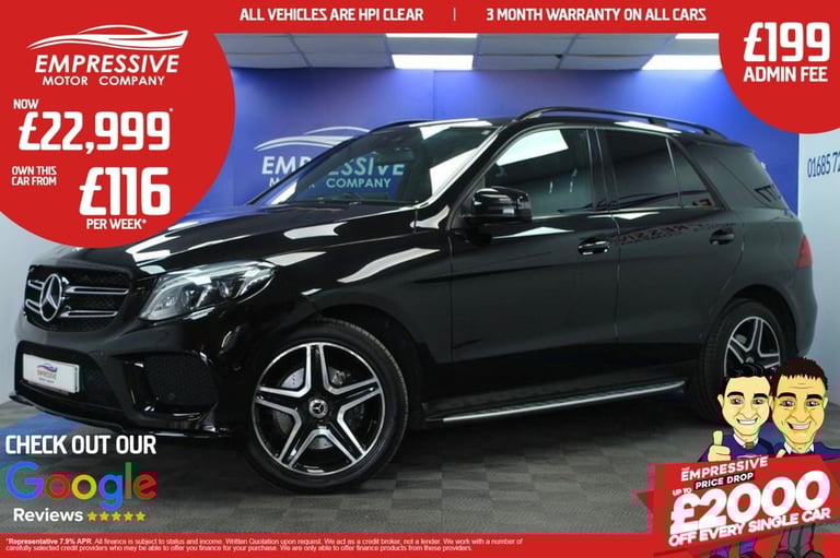 image for 2018 18 MERCEDES-BENZ GLE 2.1 GLE250D AMG NIGHT EDITION SUV 5DR DIESEL G-TRONIC