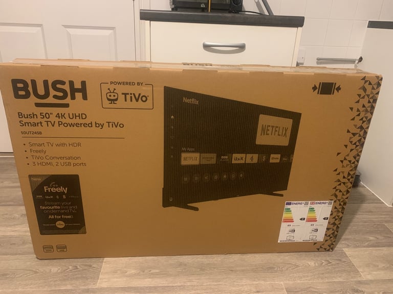 image for Bush 50 inch tv brand new still in box 