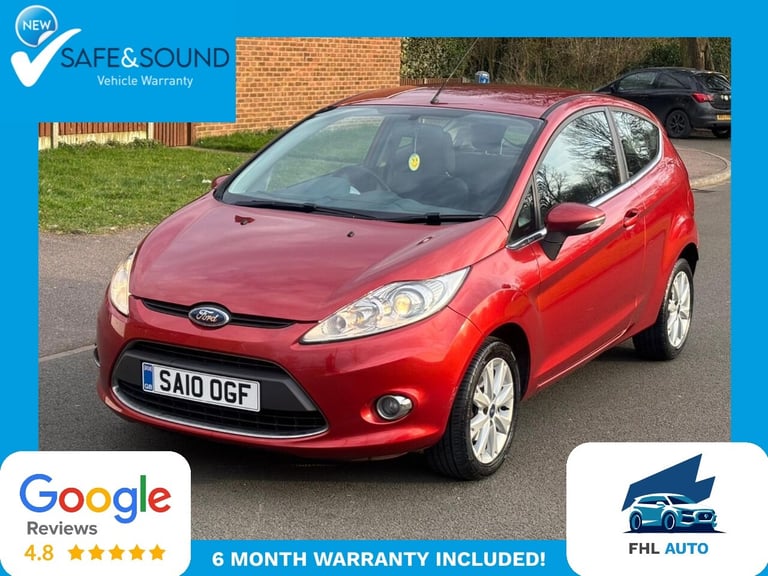 2010 Ford Fiesta 1.25 Zetec 3dr [82] HATCHBACK Petrol Manual