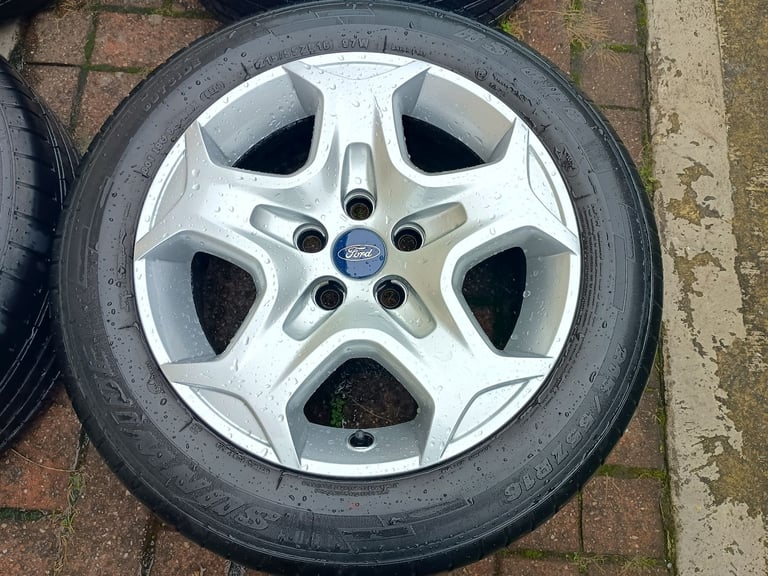 16" FORD WHEELS 215 55 16" TYRES 5x108 FOCUS MONDEO CONNECT C MAX NOT ALLOYS