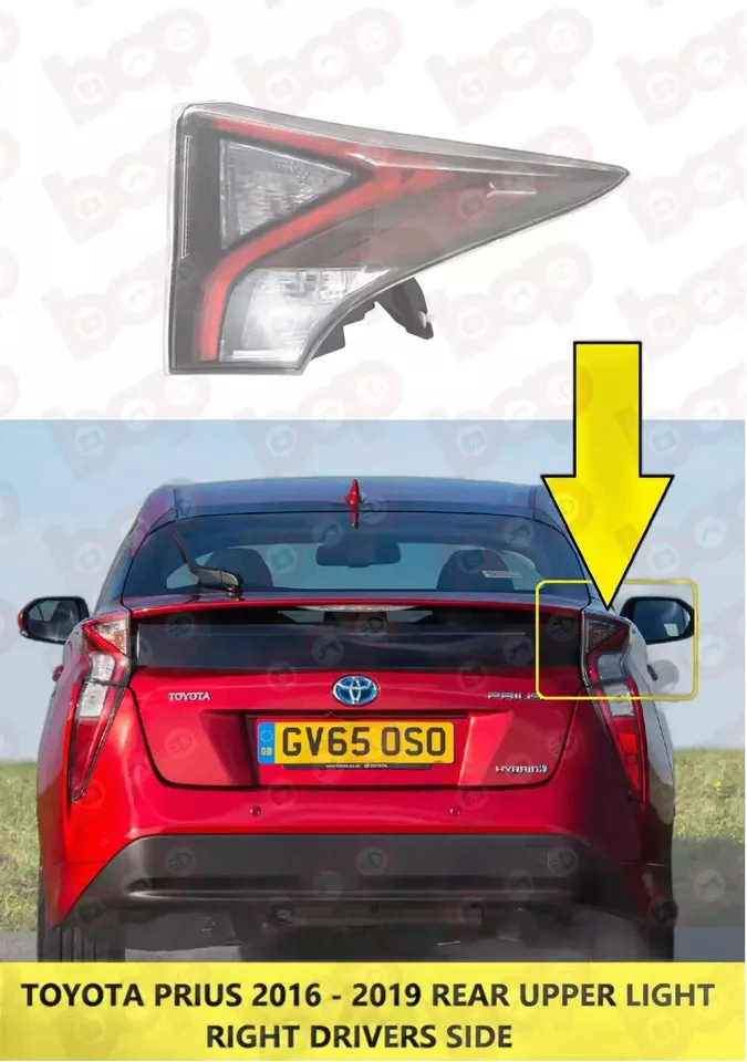 TOYOTA PRIUS 2016 – 2018 REAR LIGHT LAMP DRIVER SIDE RIGHT UPPER 8155147280 NEW