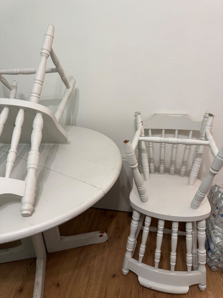 image for Dining table and chairs