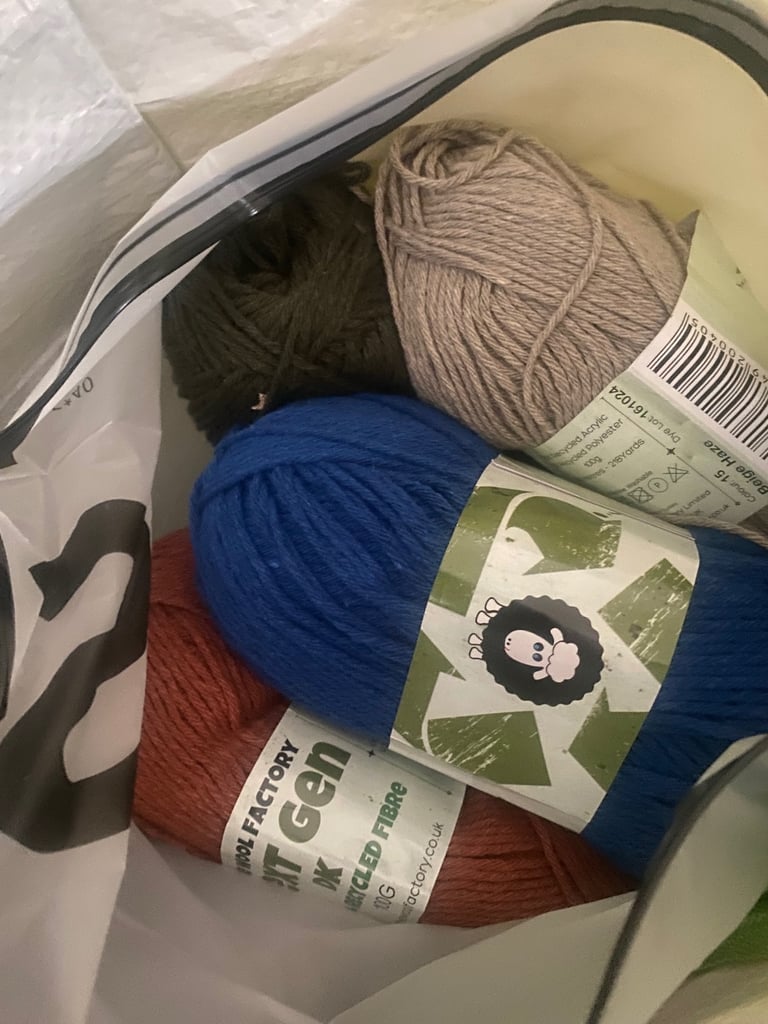 Mix of wool yarn joblot brand new 