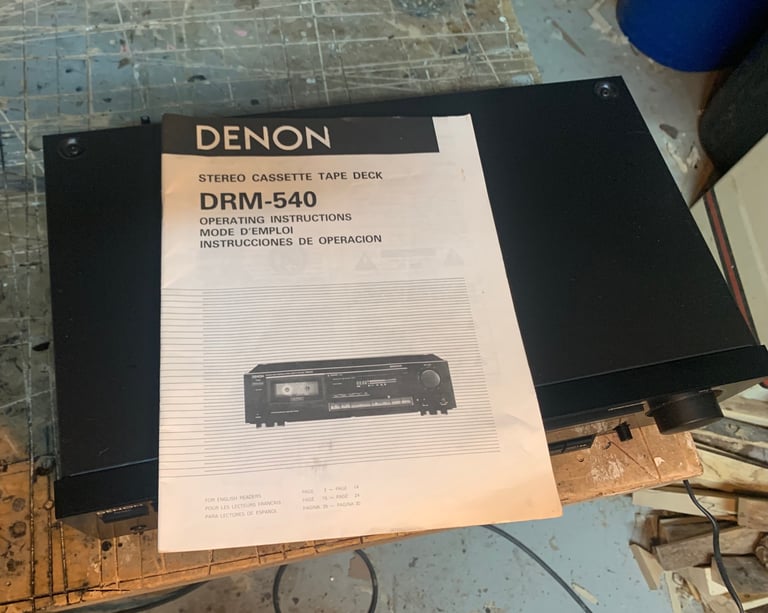 Denon DRM-540 Cassette Deck. HX Pro, Dolby B, C