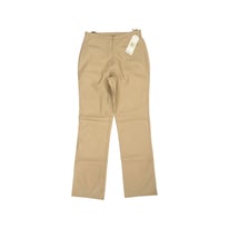 image for PVC Camel Faux Leather Trousers (Size 10)