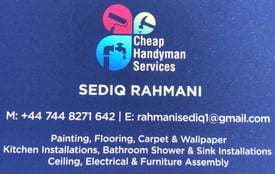Handyman / Painter / Furniture Assembly / Flooring / lighting 