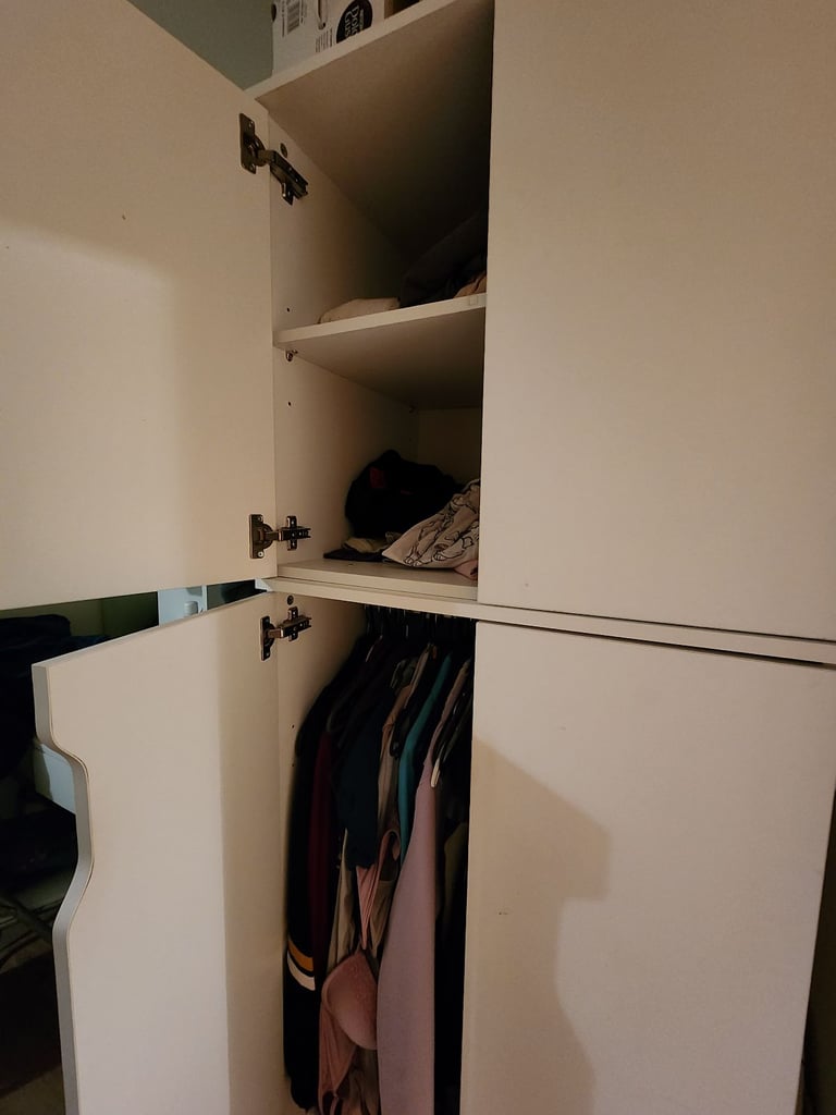 image for AH2 POD 2 DOOR ROBE SHORT WHITE