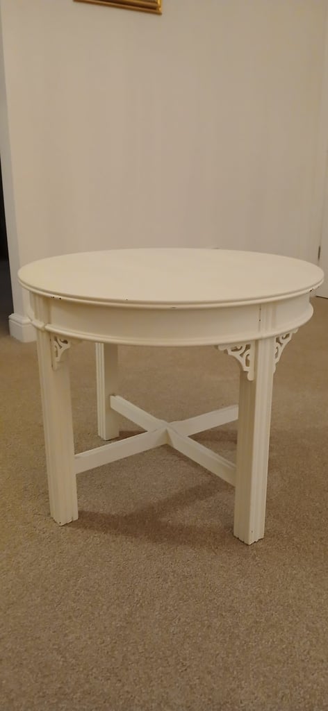 image for Shabby chic cream coffee table