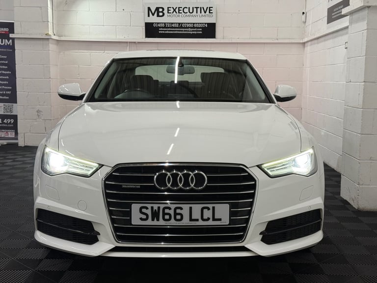 2016 66 AUDI A6 2.0 TDI SE EXECUTIVE QUATTRO S TRONIC 4WD 190BHP WHITE EURO 6 