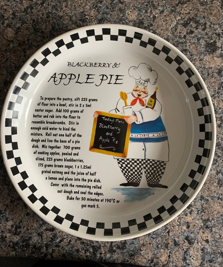 image for Saucy chef blackcurrant and apple pie dish